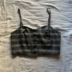 Urban Outfitter Cropped Buttoned Tank